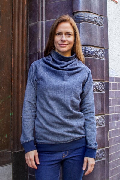 Kolla.Berlin Pullover mit besonderem Kragen von Kolla.Berlin