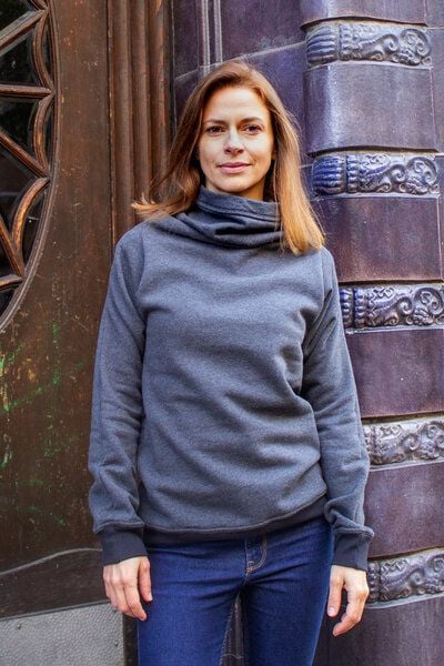 Kolla.Berlin Pullover mit besonderem Kragen von Kolla.Berlin