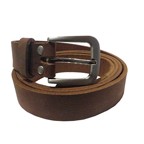 Kollektion Chrissys-in Ledergürtel braun 3 cm breit aus weichem Büffelleder aus eigener Fertigung (85) von Kollektion Chrissys-in