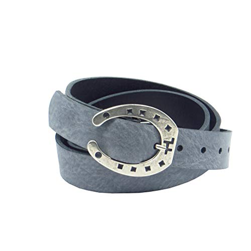 Kollektion Chrissys-in Ledergürtel dunkel grau 3 cm breit aus weichem Rindleder aus eigener Fertigung (95) von Kollektion Chrissys-in