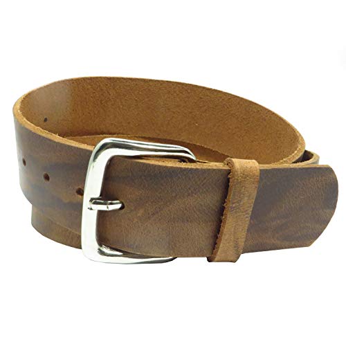 Kollektion Chrissys-in Ledergürtel natur 5 cm breit Büffelleder aus eigener Fertigung (100Bundweite) von Kollektion Chrissys-in