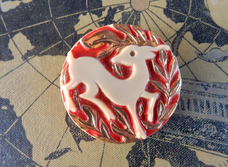 Vintage-Broochglas 50Er Jahre in Der Mitte Des Jahrhunderts von KolonialRD