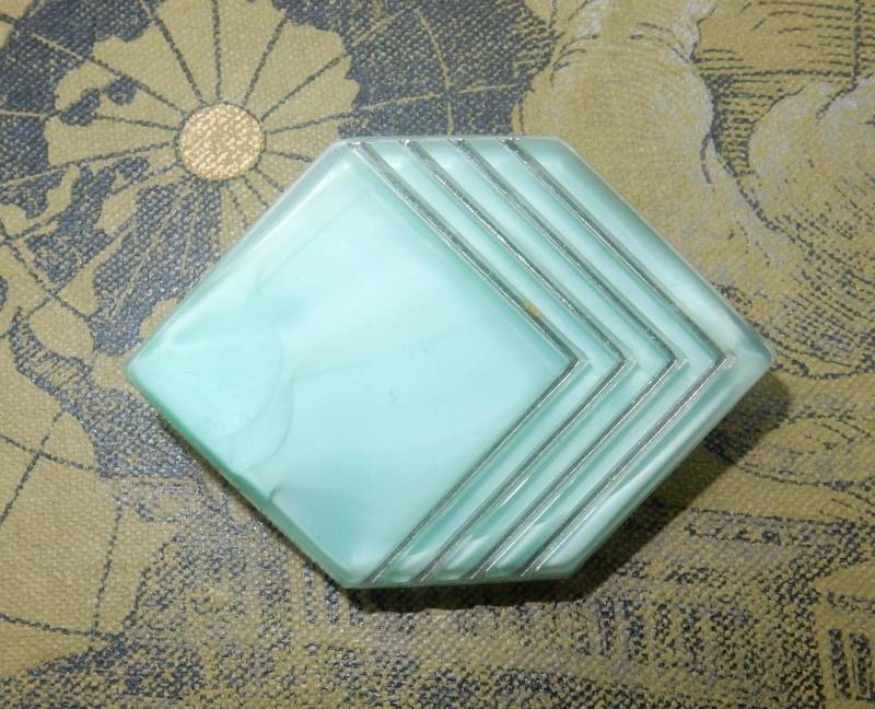 Vintage Brosche Glas Atomic 50Er 60Er Jahre Mid Century Expo58 von KolonialRD