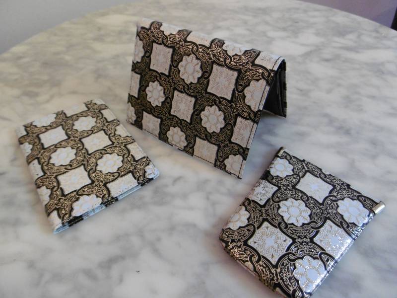 3-Teiliges Leder-Set Brieftasche, Börse, Schlusseletui von KolonialwarenShop