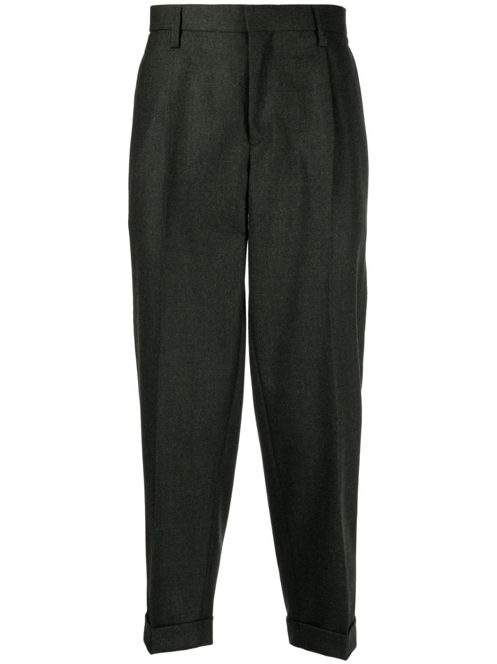 Kolor Cropped-Hose mit Tapered-Bein - Grün von Kolor