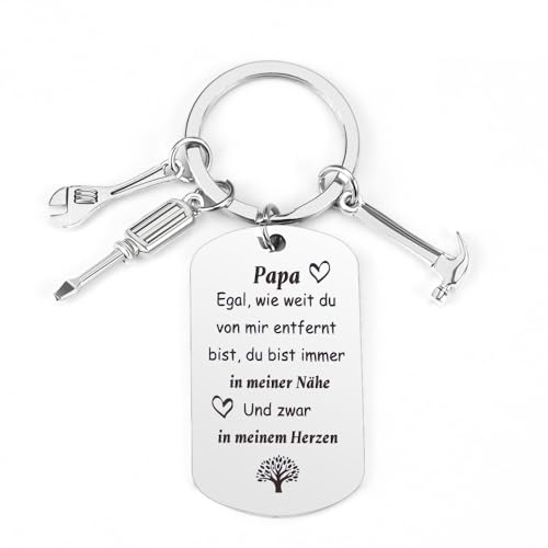 Geschenke für Papa, Schlüsselanhänger Papa, Papa Geschenk Geburtstag Bester Papa Geschenke Weihnachtsgeschenke für Papa Vatertagsgeschenk Geschenkideen für Den Papa Personalisierte Geschenke Papa von Kolovki