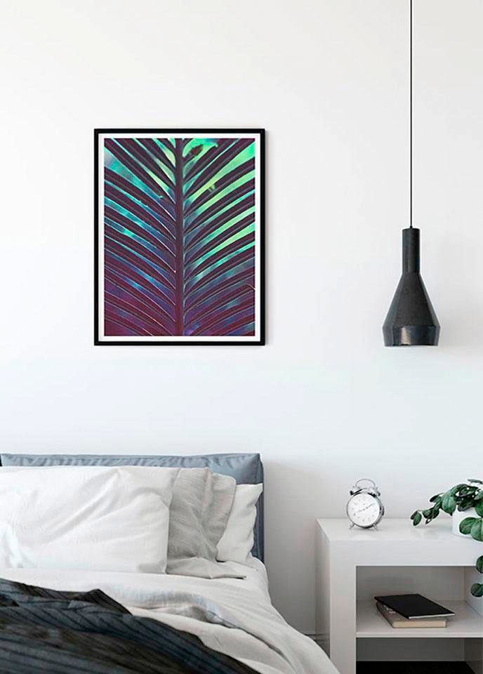 Komar Bild "Hide" Blätter  Pflanzen 1 Stk. tlg. Wandbild zur Dekoration - ohne Rahmen von Komar