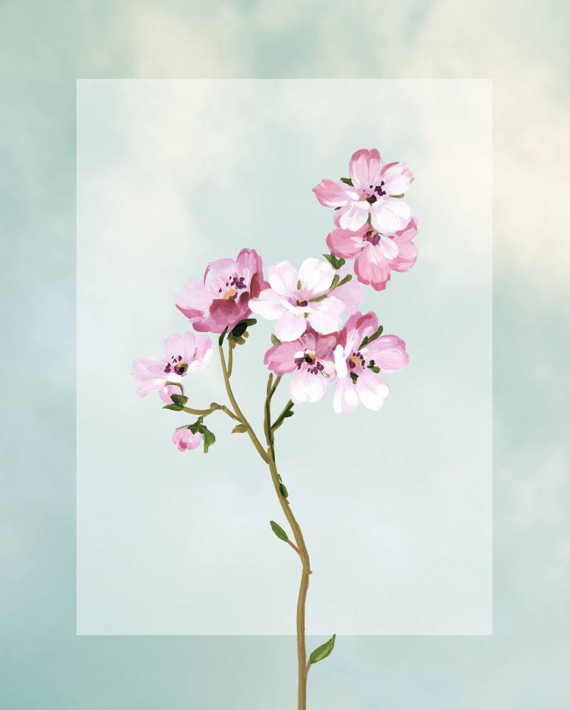 Komar Bild "Lever et Briller" Natur 1 Stk. tlg. Wandbild zur Dekoration - ohne Rahmen von Komar