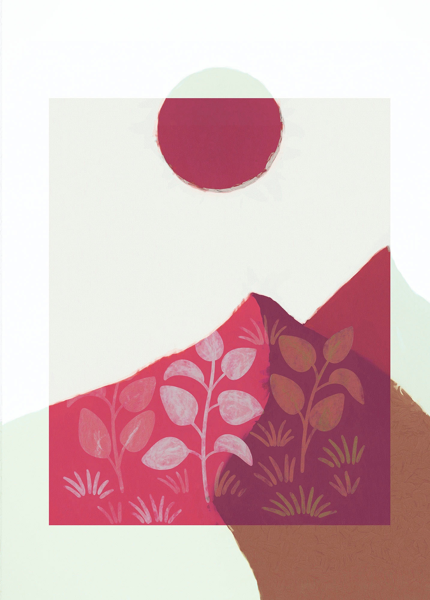 Komar Bild "Plant a Garden" Natur 1 Stk. tlg. Wandbild zur Dekoration - ohne Rahmen von Komar