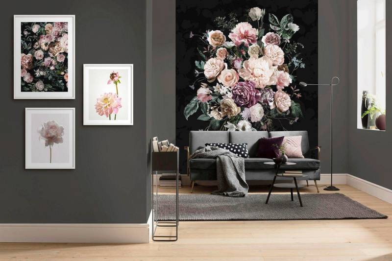 Komar Bild "Rose" Blumen 1 Stk. tlg. Wandbild zur Dekoration - ohne Rahmen von Komar