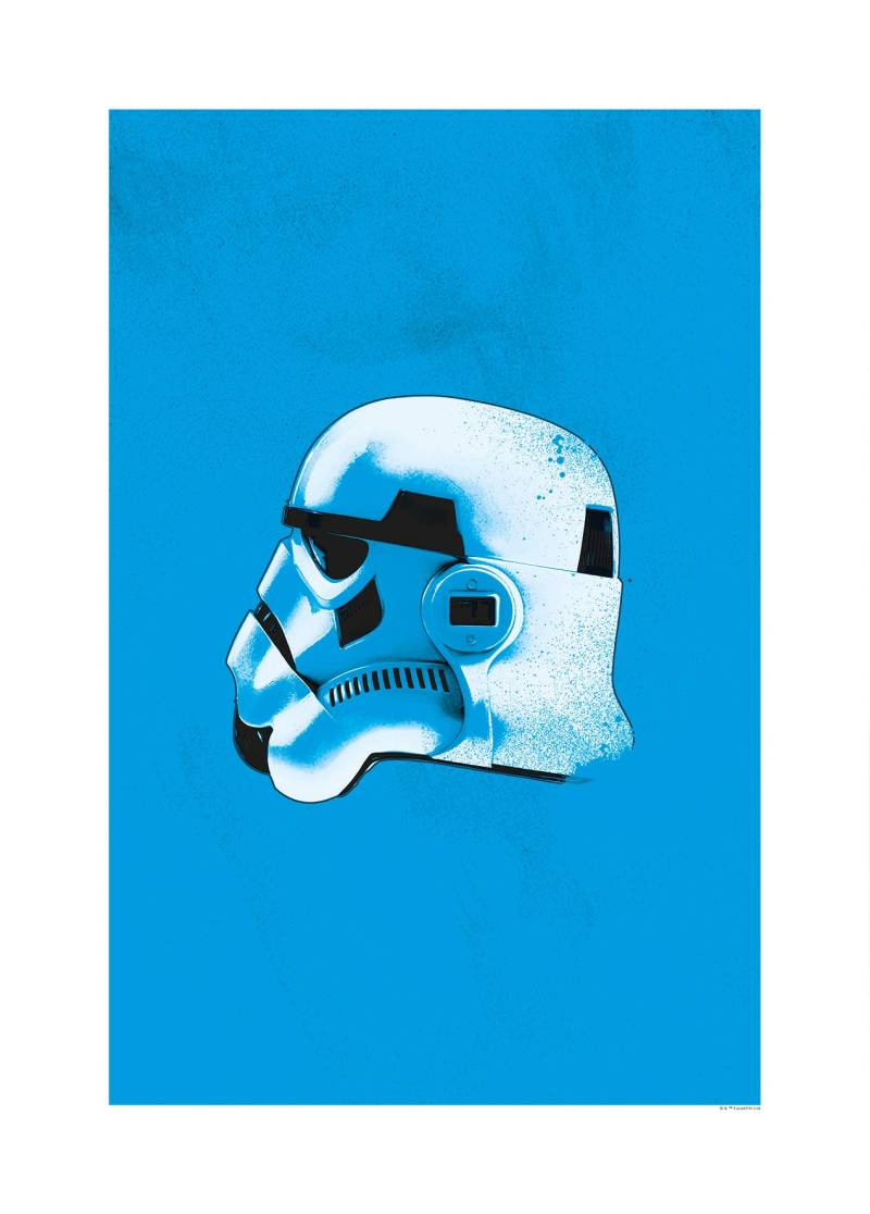 Komar Bild "Star Wars Classic Helmets Stormtrooper" Star Wars 1 Stk. tlg. Wandbild zur Dekoration im Kinderzimmer - ohne Rahmen von Komar