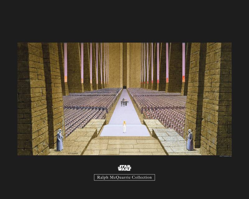 Komar Bild "Star Wars Classic RMQ Ceremony" Star Wars 1 Stk. tlg. Wandbild zur Dekoration im Kinderzimmer - ohne Rahmen von Komar