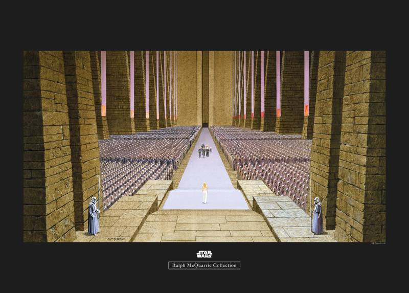 Komar Bild "Star Wars Classic RMQ Ceremony" Star Wars 1 Stk. tlg. Wandbild zur Dekoration im Kinderzimmer - ohne Rahmen von Komar