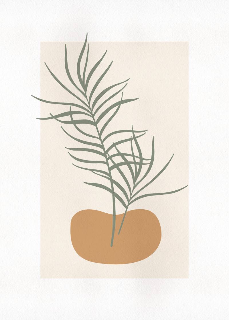 Komar Bild "Tangerine Feeling" Natur 1 Stk. tlg. Wandbild zur Dekoration - ohne Rahmen von Komar