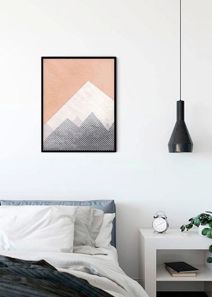 Komar Bild "Wild and Free Mountain" Formen  Kunst 1 Stk. tlg. Wandbild zur Dekoration - ohne Rahmen von Komar