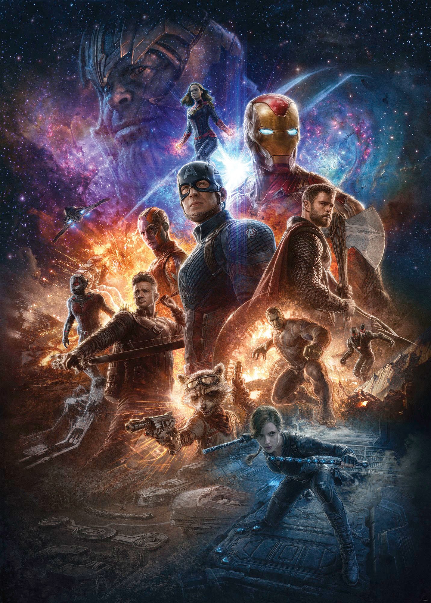 Komar Vliestapete "Avengers Battle of Worlds", 200x280 cm (Breite x Höhe) von Komar