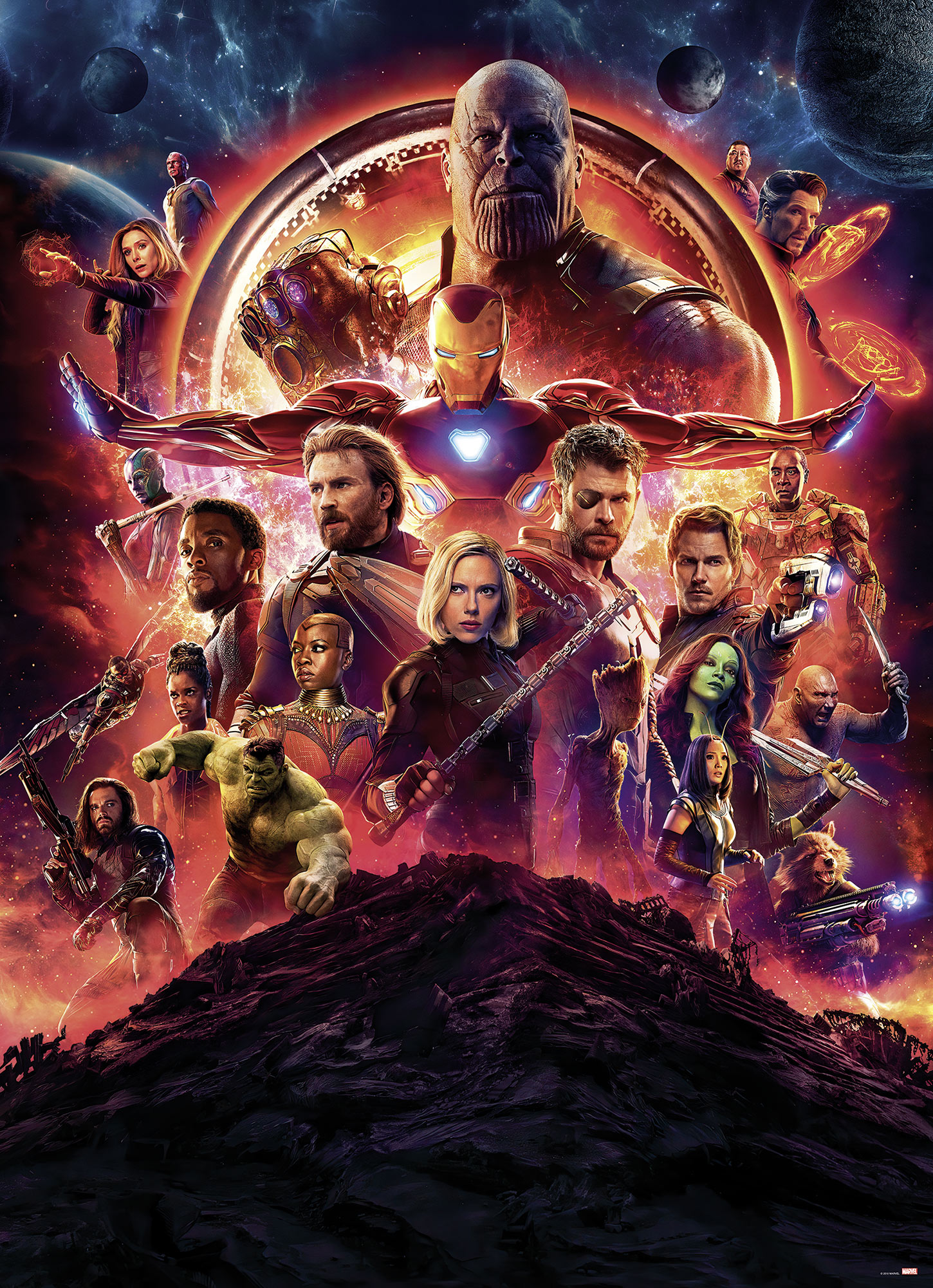 Komar Fototapete "Avengers Infinity War Movie Poster" von Komar