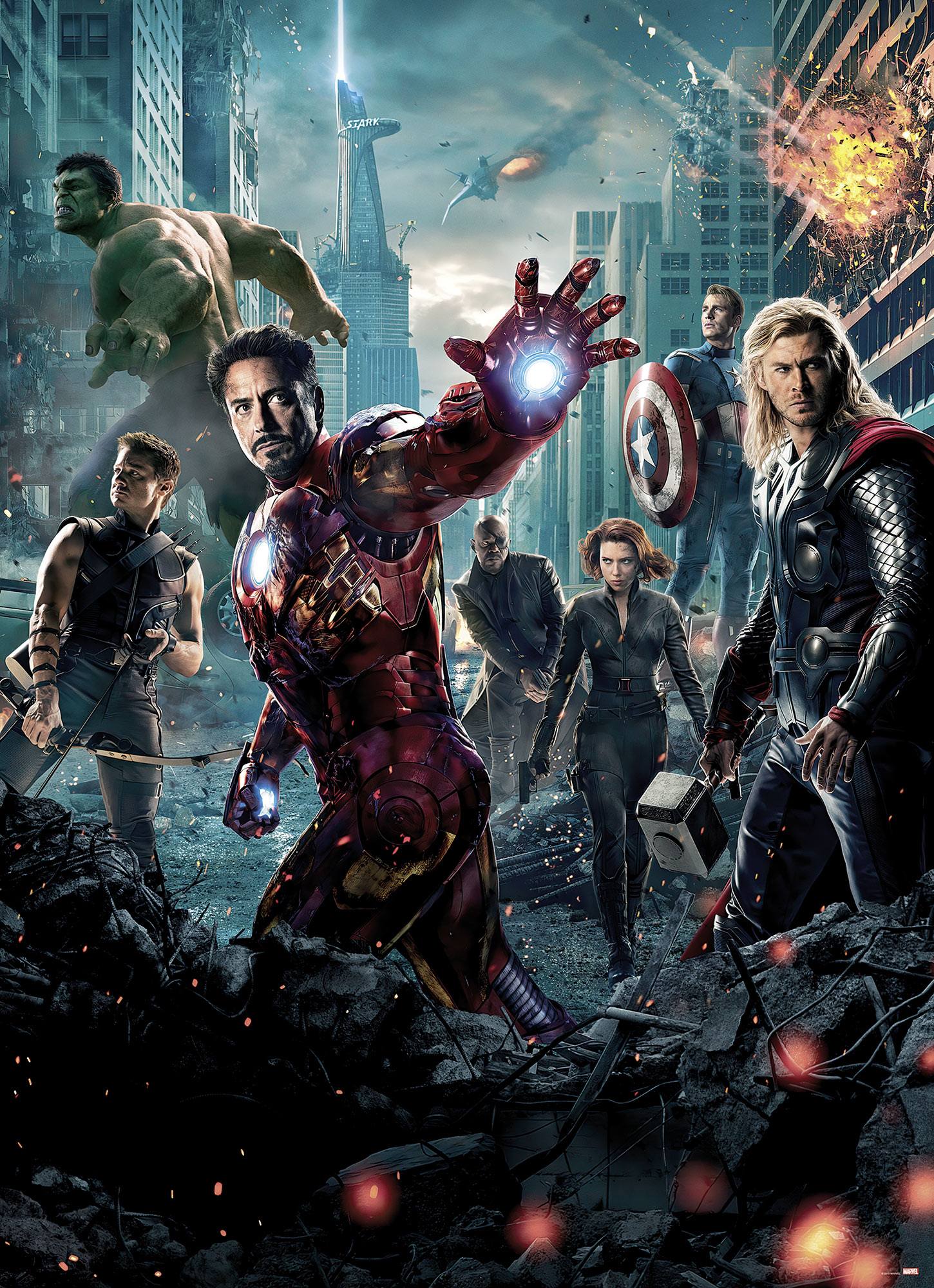 Komar Fototapete "Avengers Movie Poster" von Komar