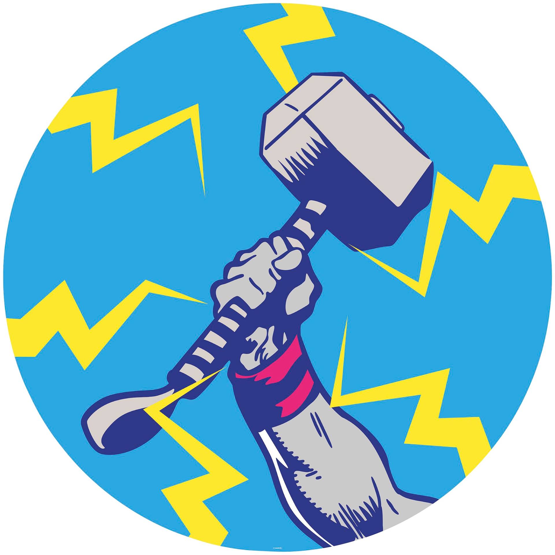 Komar Fototapete "Avengers Thors Hammer Pop Art" von Komar