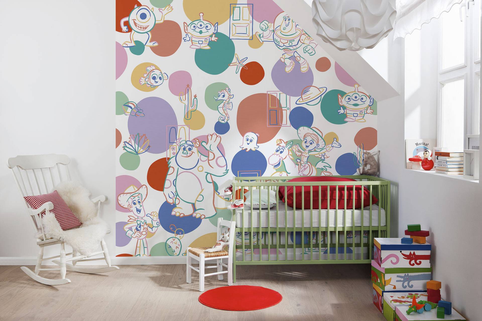 Komar Fototapete "Digitaldruck Vlies - Pixar Memories - Größe 250 x 250 cm" bedruckt glatt Kinderzimmer von Komar