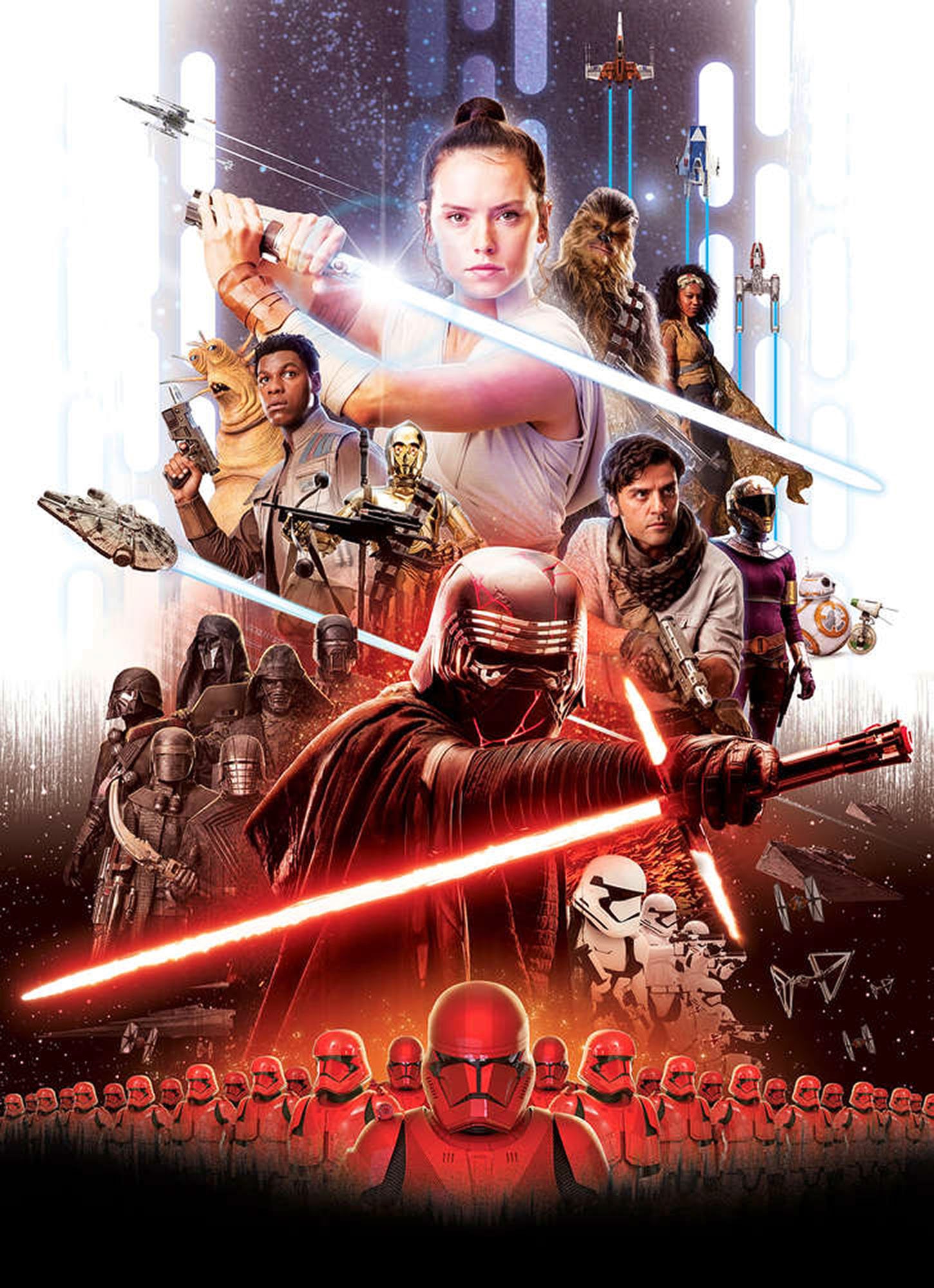 Komar Fototapete "STAR WARS EP9 Movie Poster Rey" von Komar