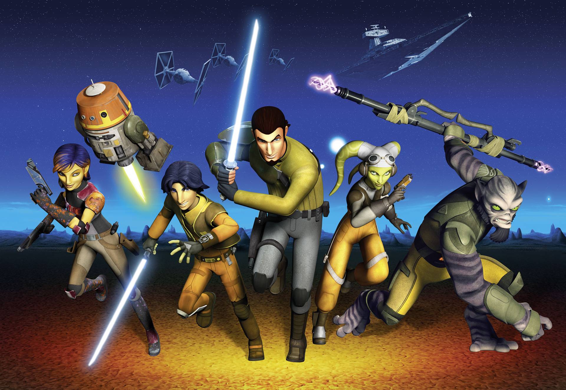 Komar Fototapete "STAR WARS Rebels Run" von Komar