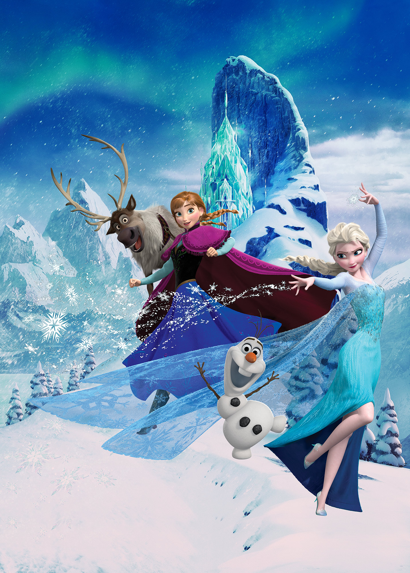 Komar Vliestapete "Frozen Elsas Magic" von Komar