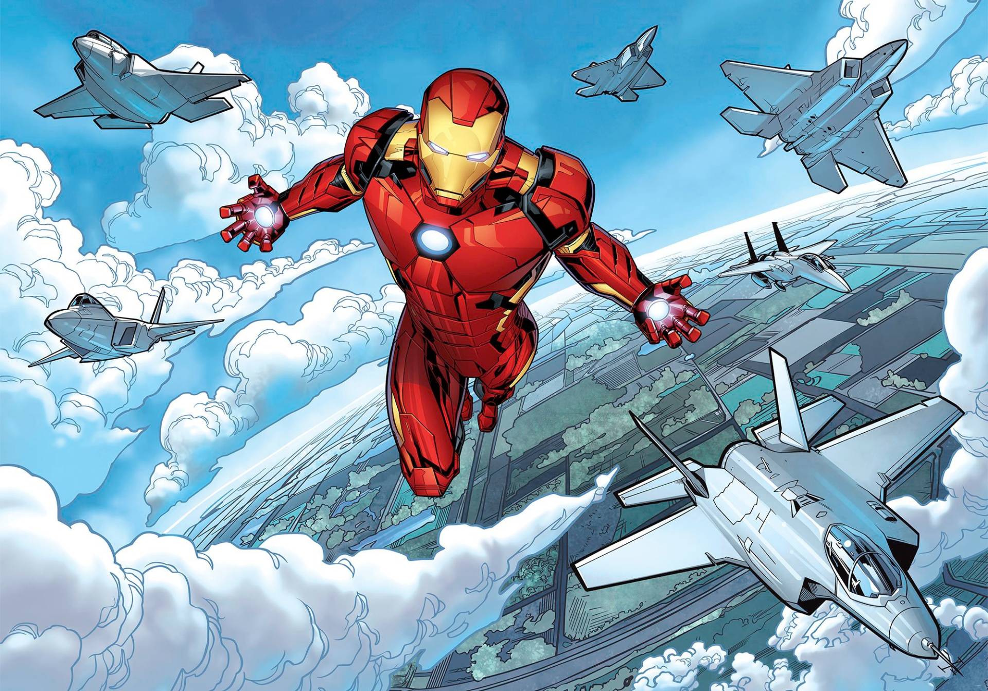 Komar Vliestapete "Iron Man Flight" von Komar