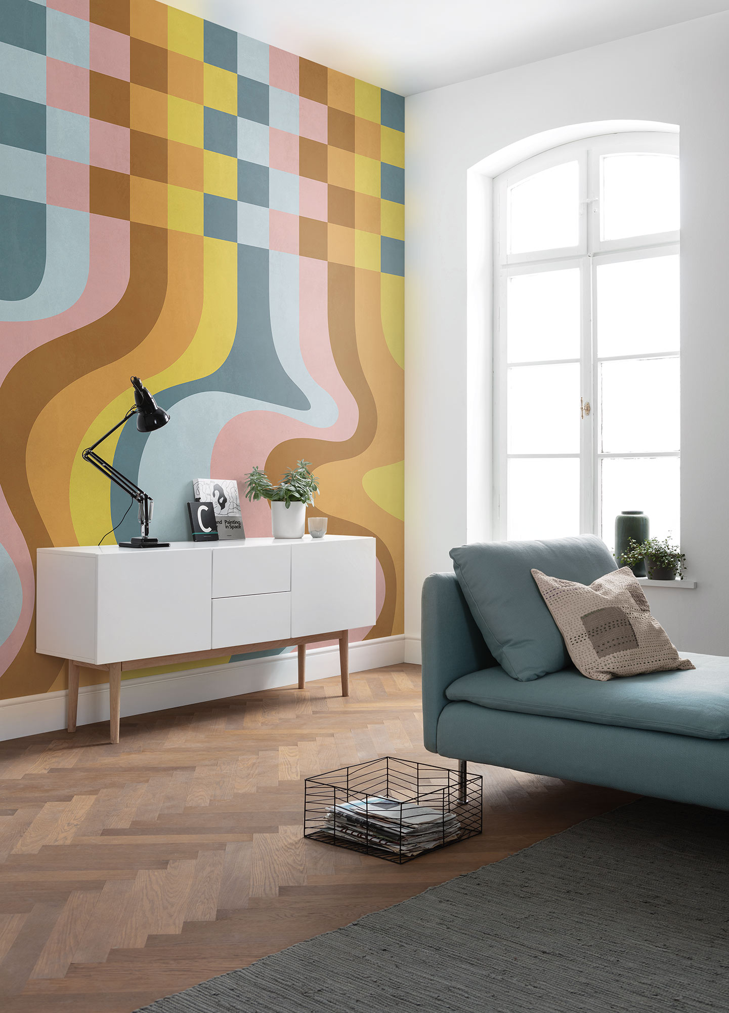 Komar Fototapete "Komar Vlies Fototapete - Colored Honey - Größe 200 x 250 cm" bedruckt glatt von Komar