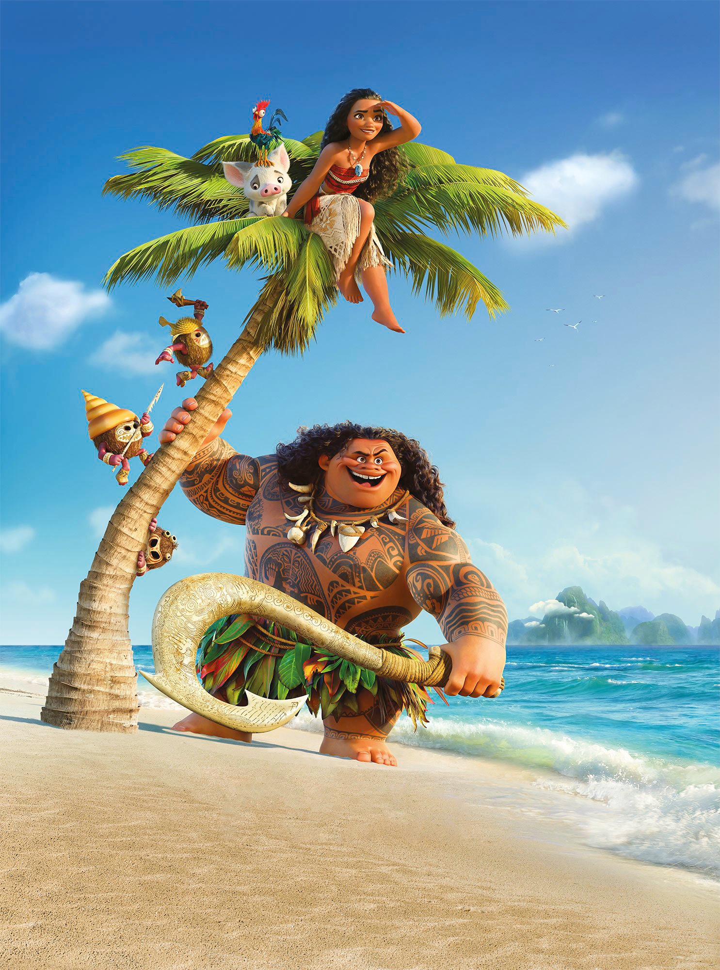 Komar Vliestapete "Moana and Maui" von Komar