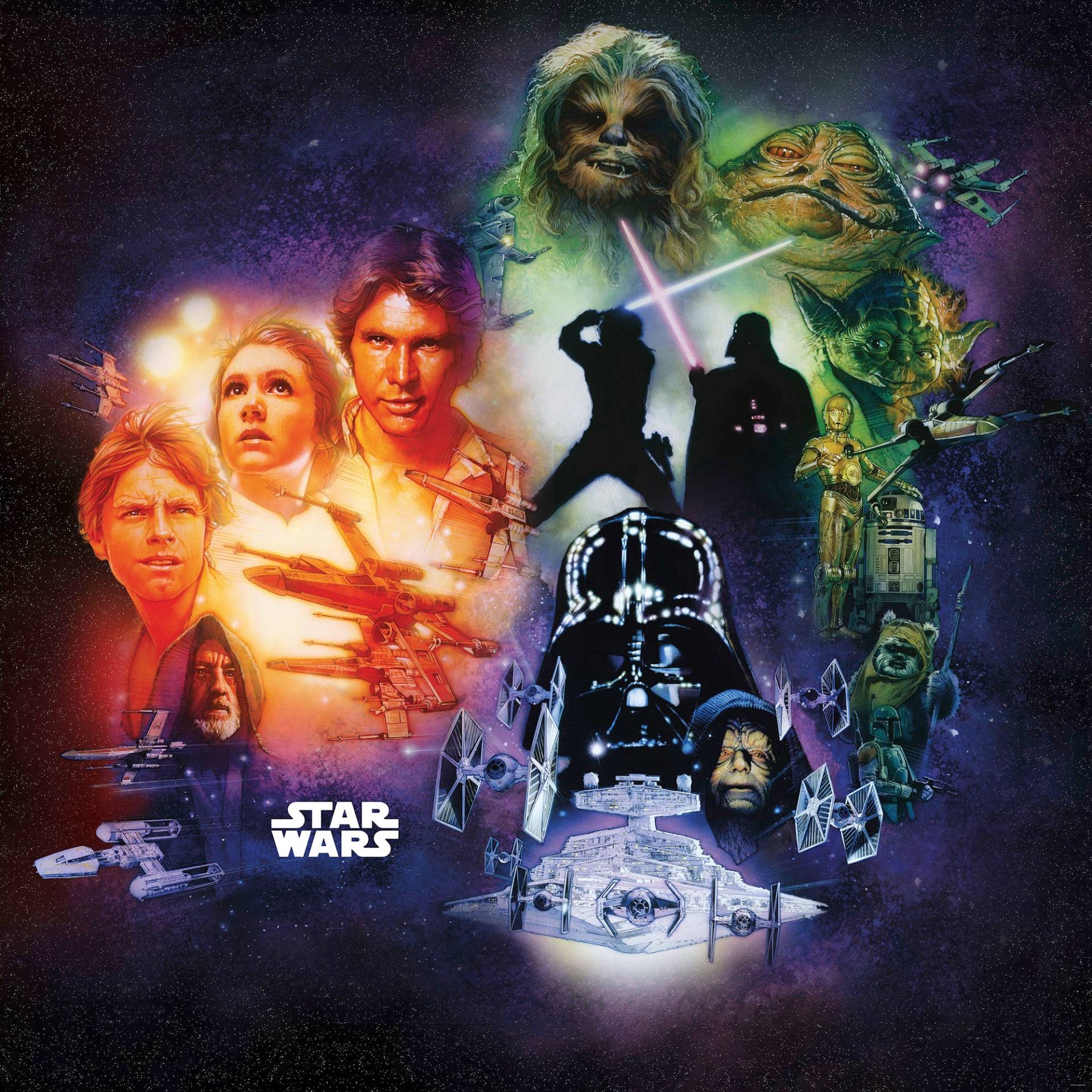 Komar Vliestapete "Star Wars Classic Poster Collage" von Komar