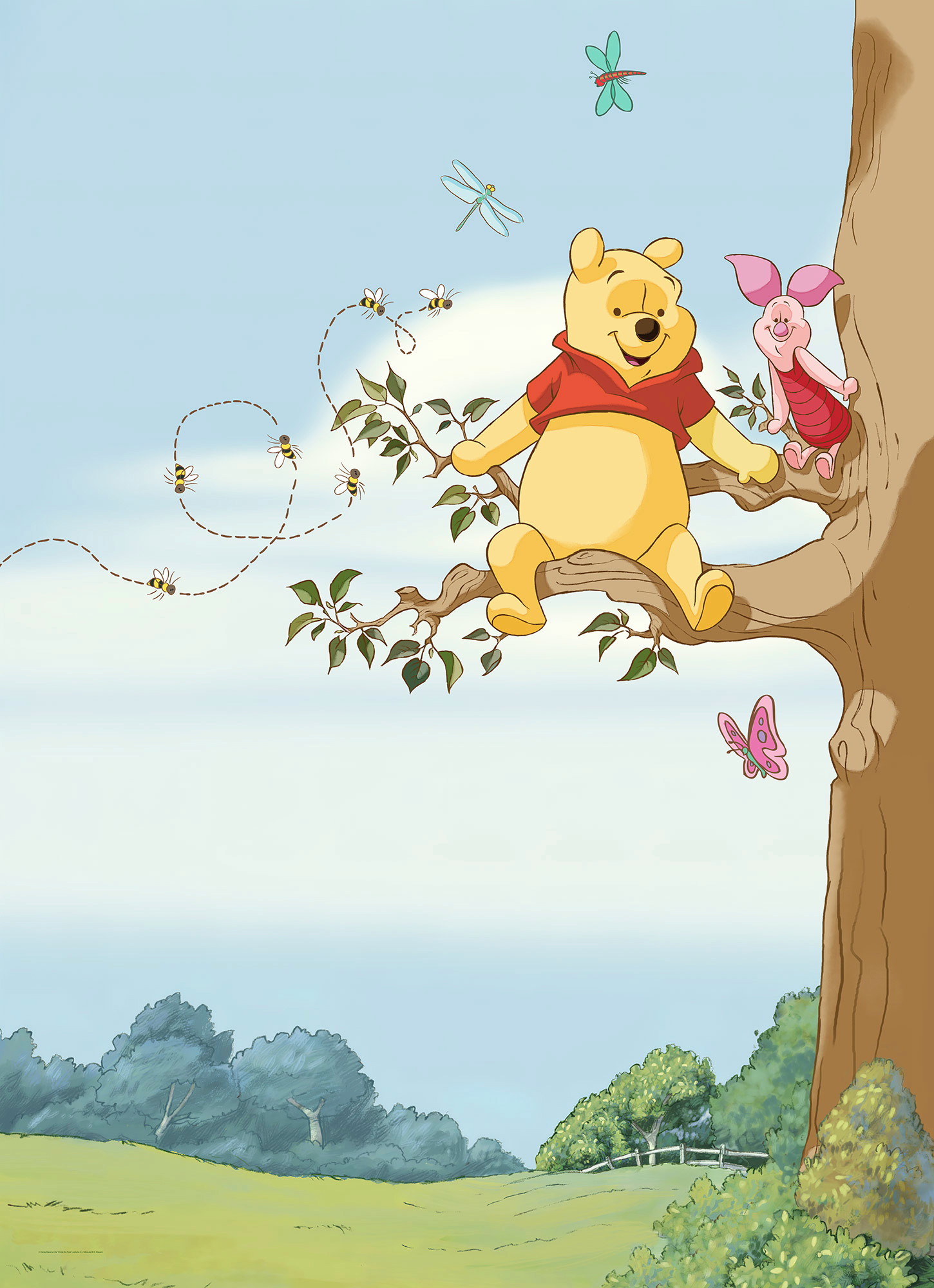 Komar Fototapete "Winnie Pooh Tree" von Komar
