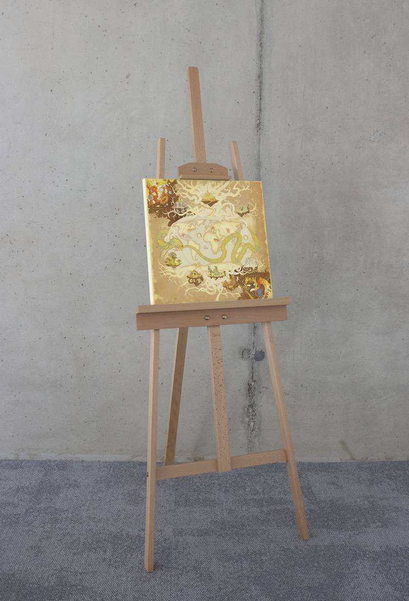 Komar Leinwandbild "Marvel World Map - Größe 40 x 40 cm" Disney 40 x 40 cm (Breite x Höhe);Erwachsene;Jugendliche;Kinder, 1 Stk. tlg. Keilrahmenbild mit Echtholzrahmen, Kinderzimmer von Komar