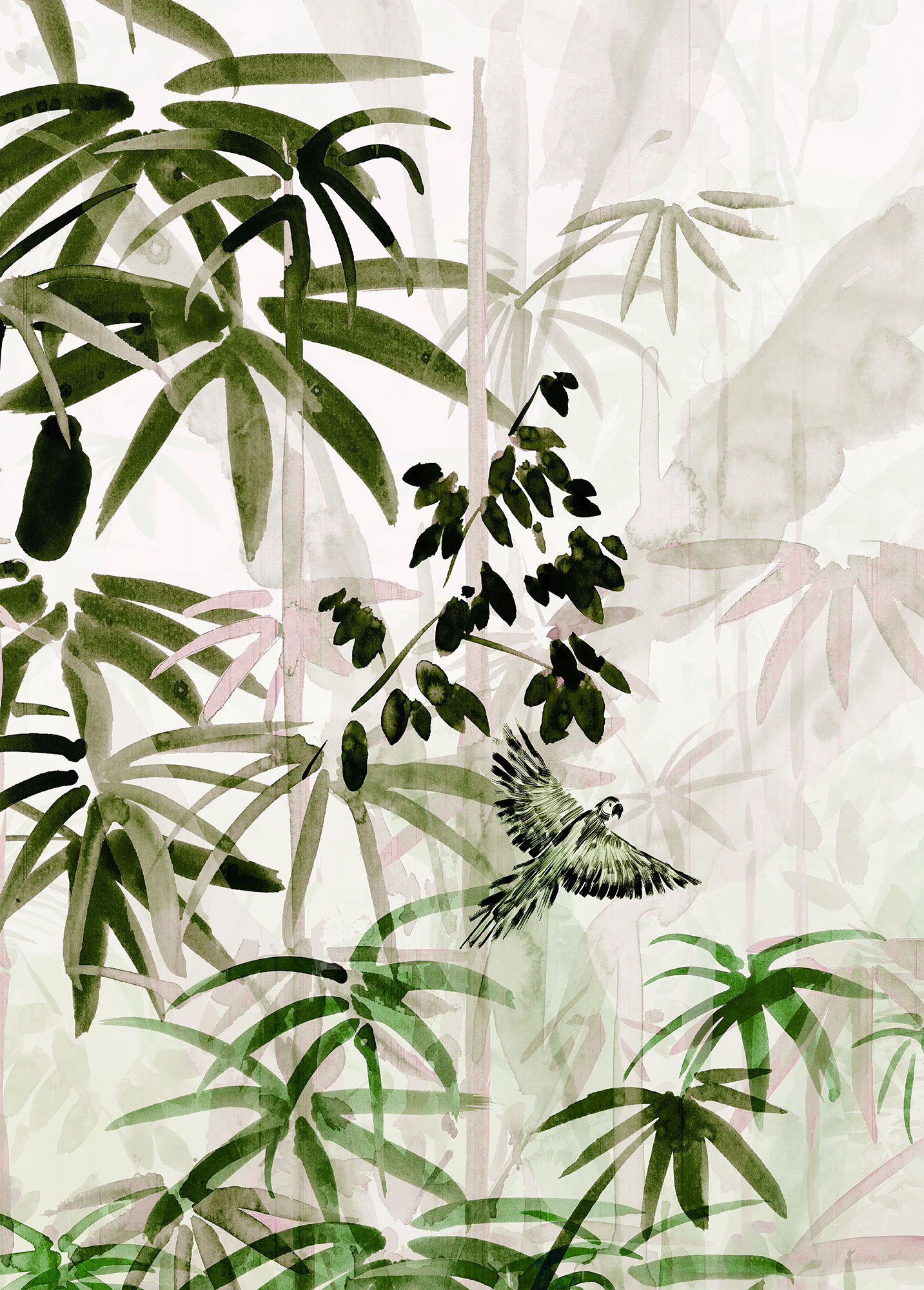Komar Poster "Bamboo Forest", (1 St.) von Komar