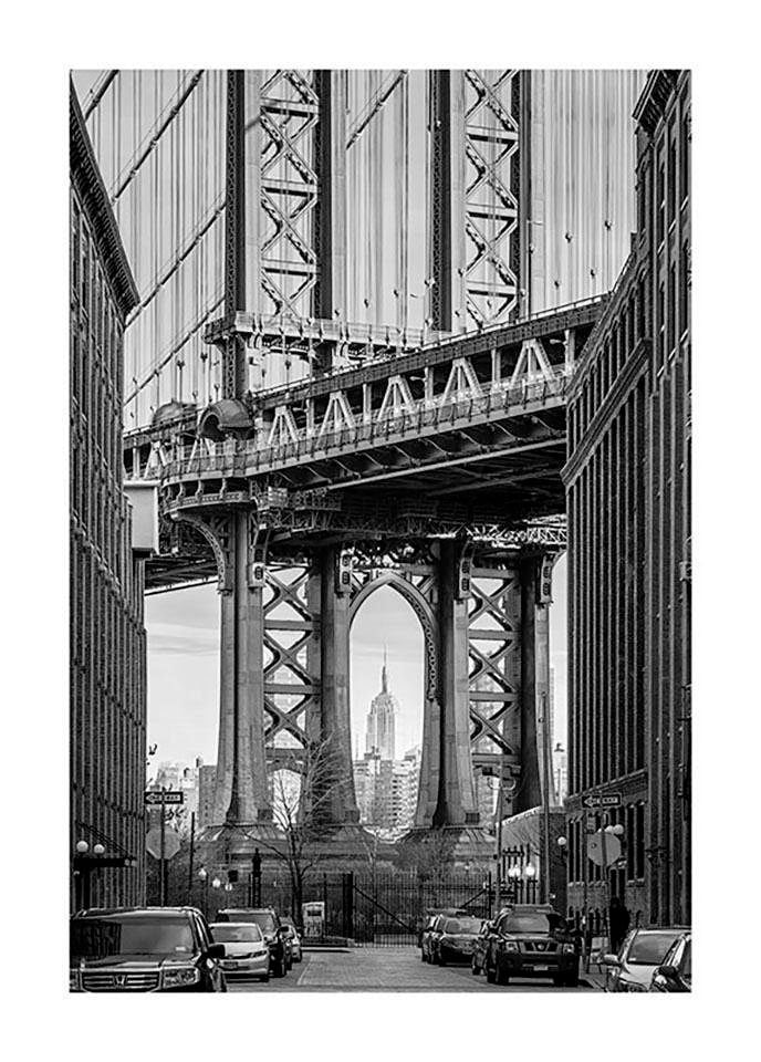 Komar Poster "Brooklyn Bridge", Städte, (1 St.) von Komar
