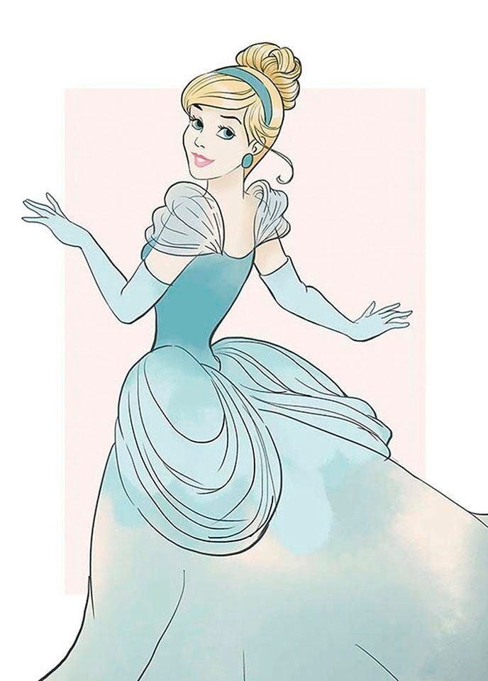 Komar Poster "Cinderella Beauty", Disney, (1 St.) von Komar