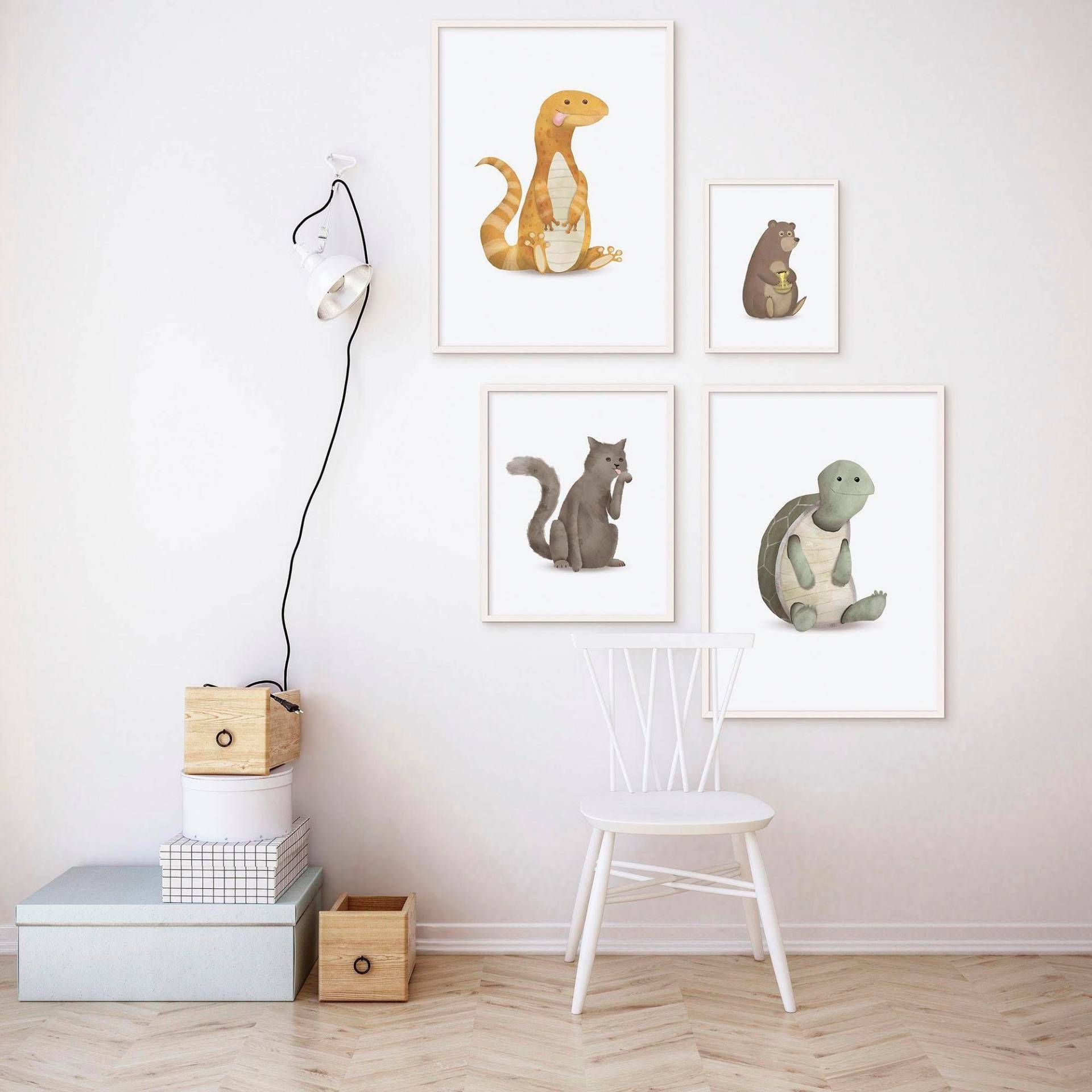 Komar Poster "Cute Animal Cat", Tiere, (1 St.) von Komar