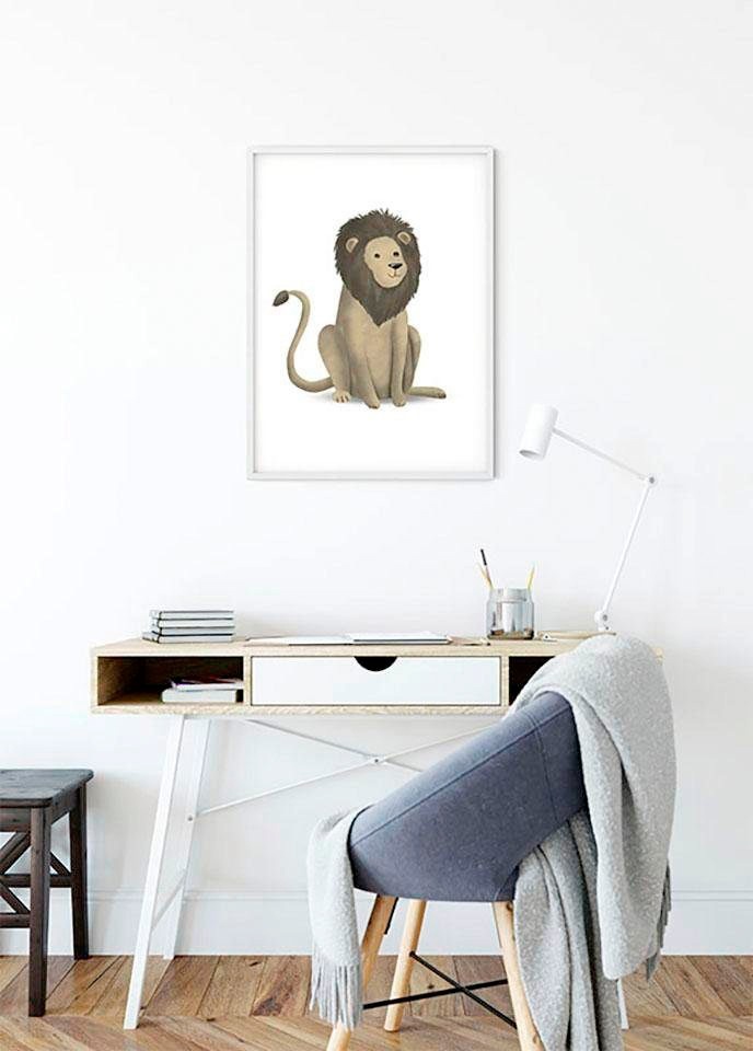 Komar Poster "Cute Animal Lion", Tiere, (1 St.) von Komar