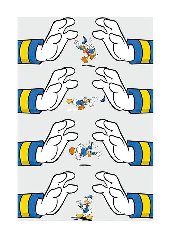Komar Poster "Donald Duck Hands", Disney, (1 St.) von Komar