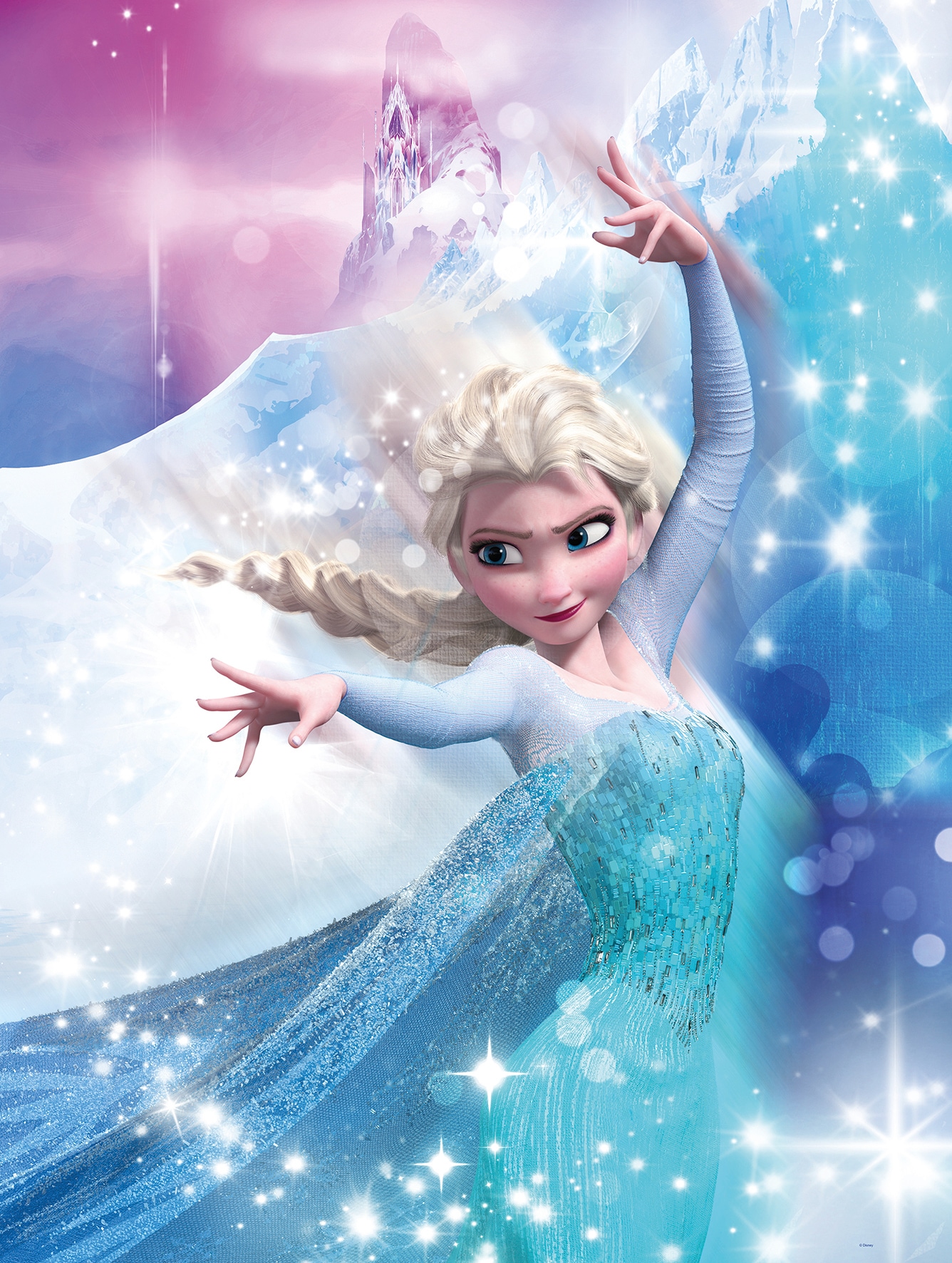 Komar Poster "Frozen 2 Elsa Action", Disney, (1 St.) von Komar