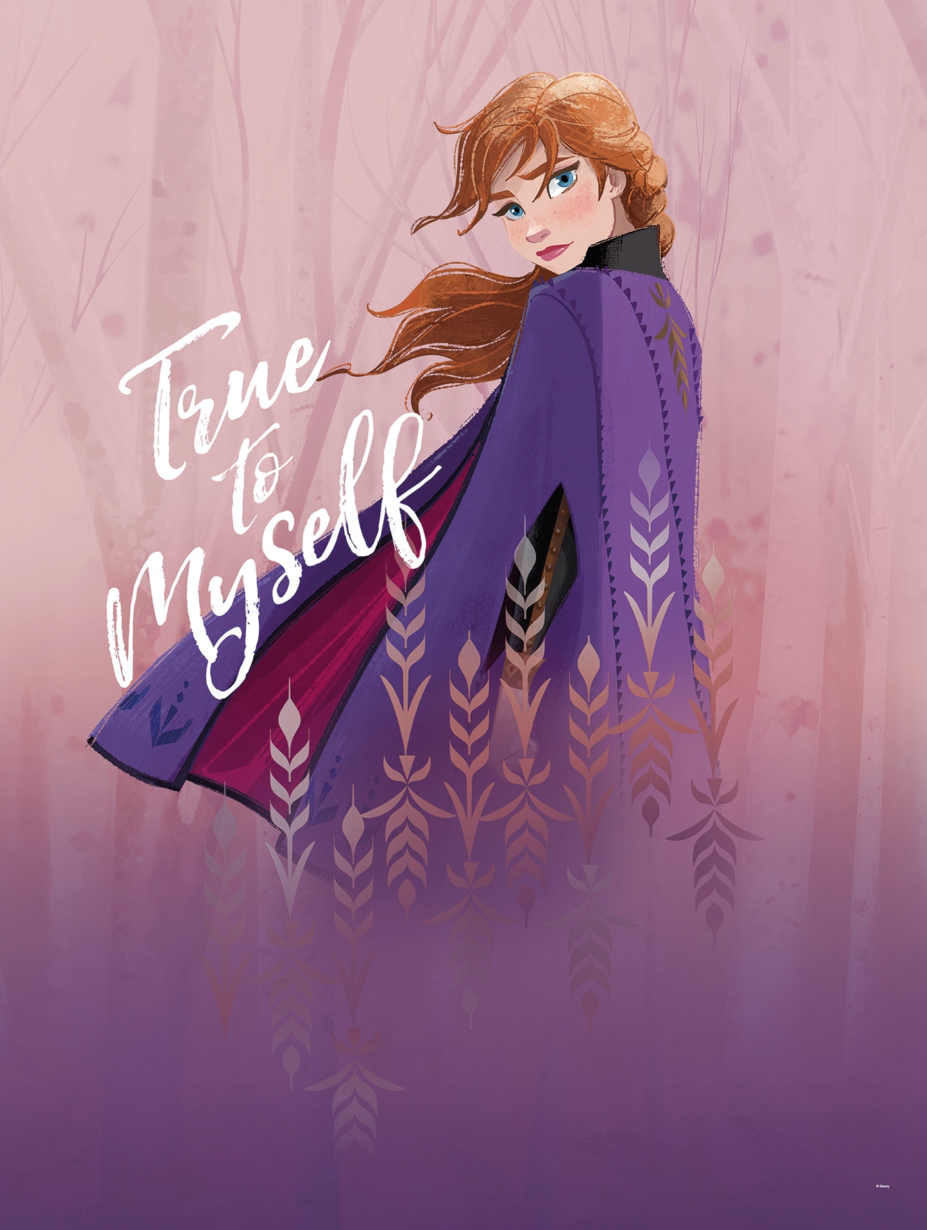 Komar Poster "Frozen Anna True to Myself", Disney, (1 St.) von Komar