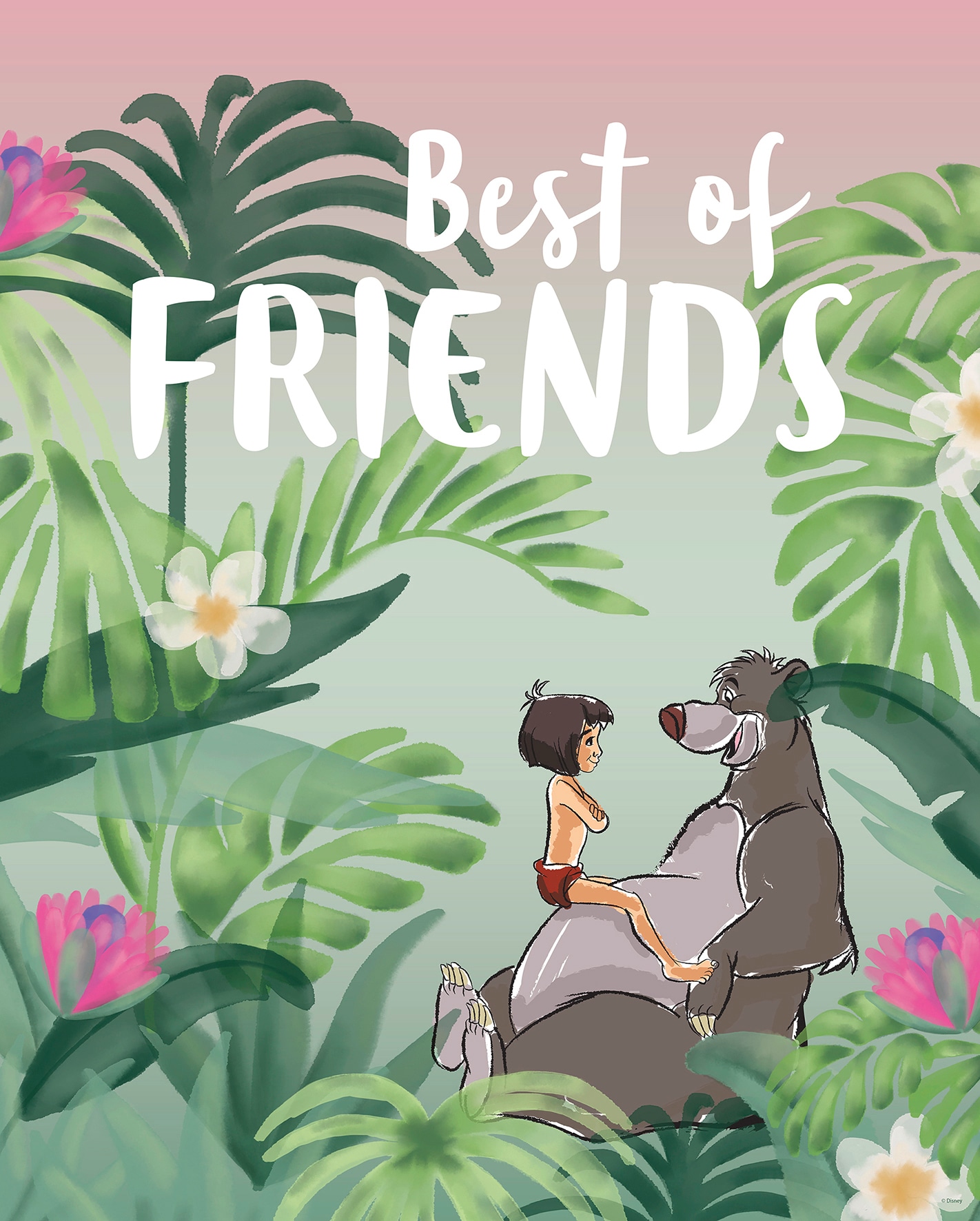 Komar Poster "Jungle Book Best of Friends", Disney, (1 St.) von Komar