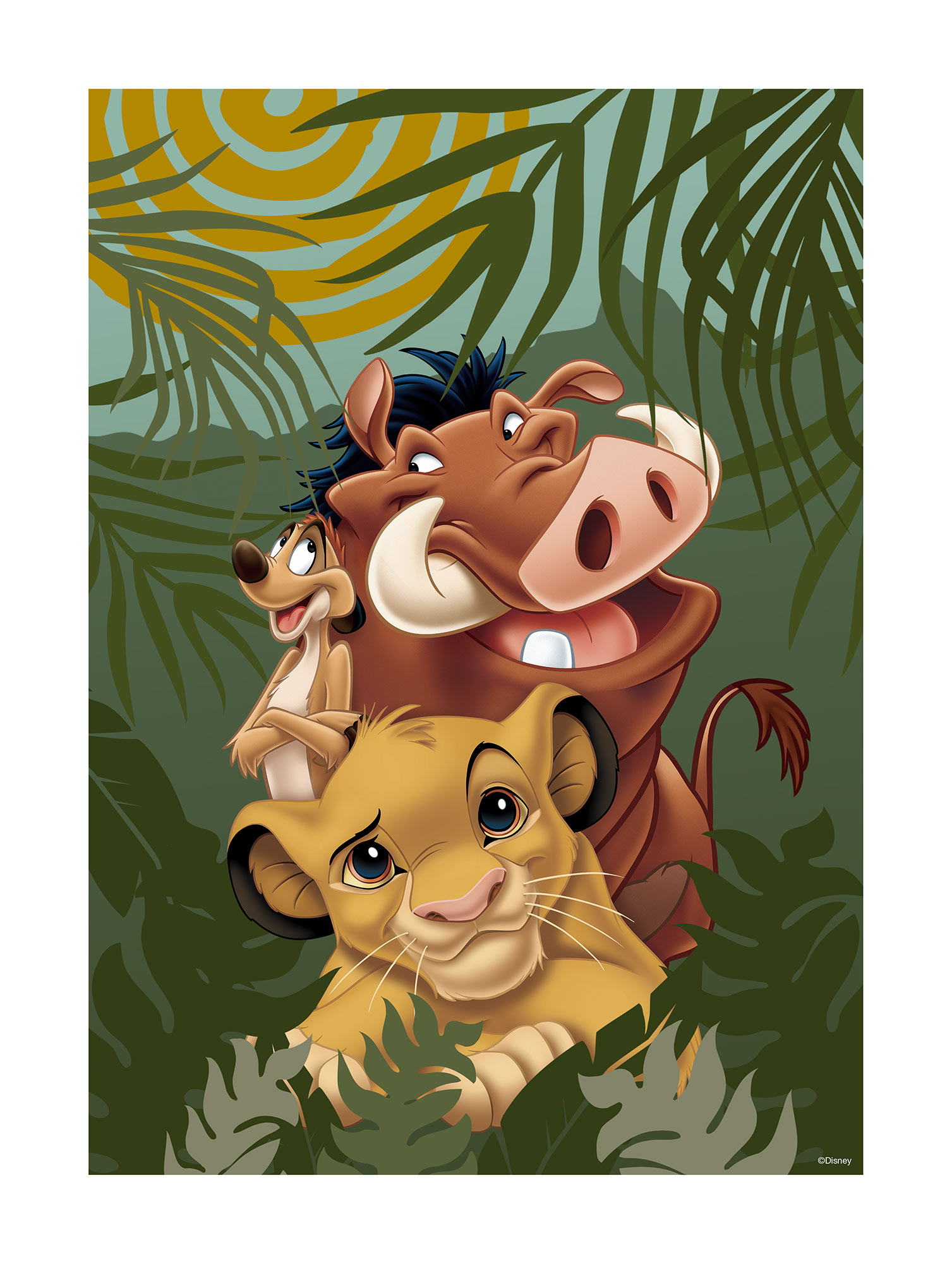 Komar Poster "Lion King Carefree", (1 St.) von Komar