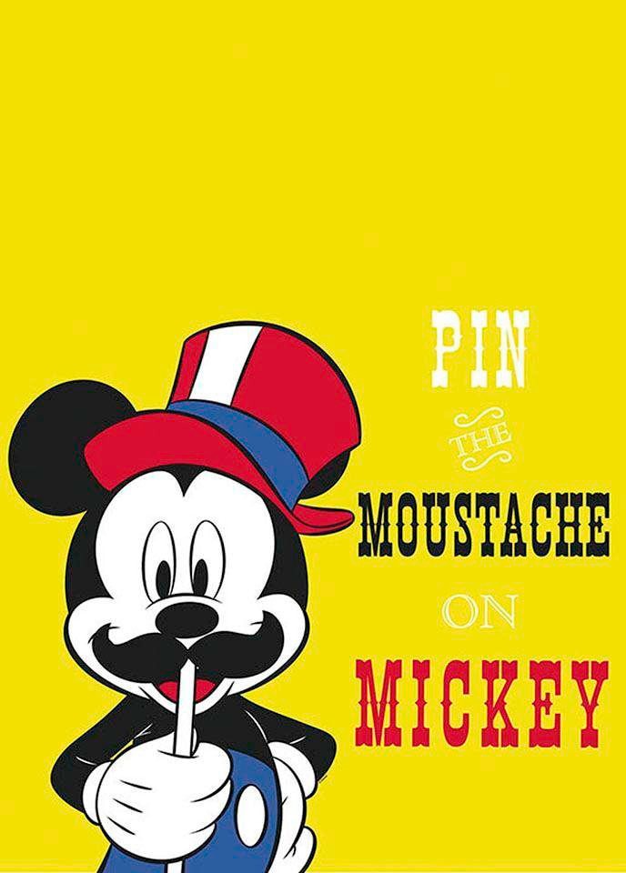 Komar Poster "Mickey Mouse Moustache", Disney, (1 St.) von Komar