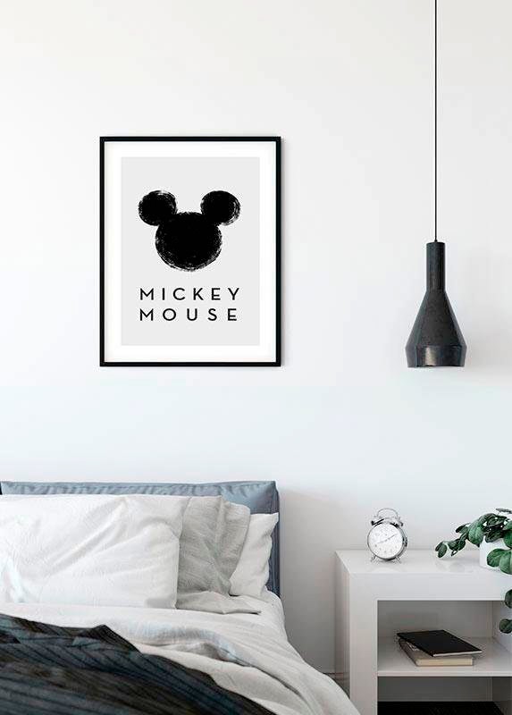 Komar Poster "Mickey Mouse Silhouette", Disney, (1 St.) von Komar