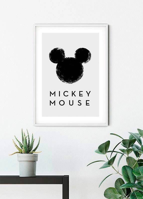 Komar Poster "Mickey Mouse Silhouette", Disney, (1 St.) von Komar