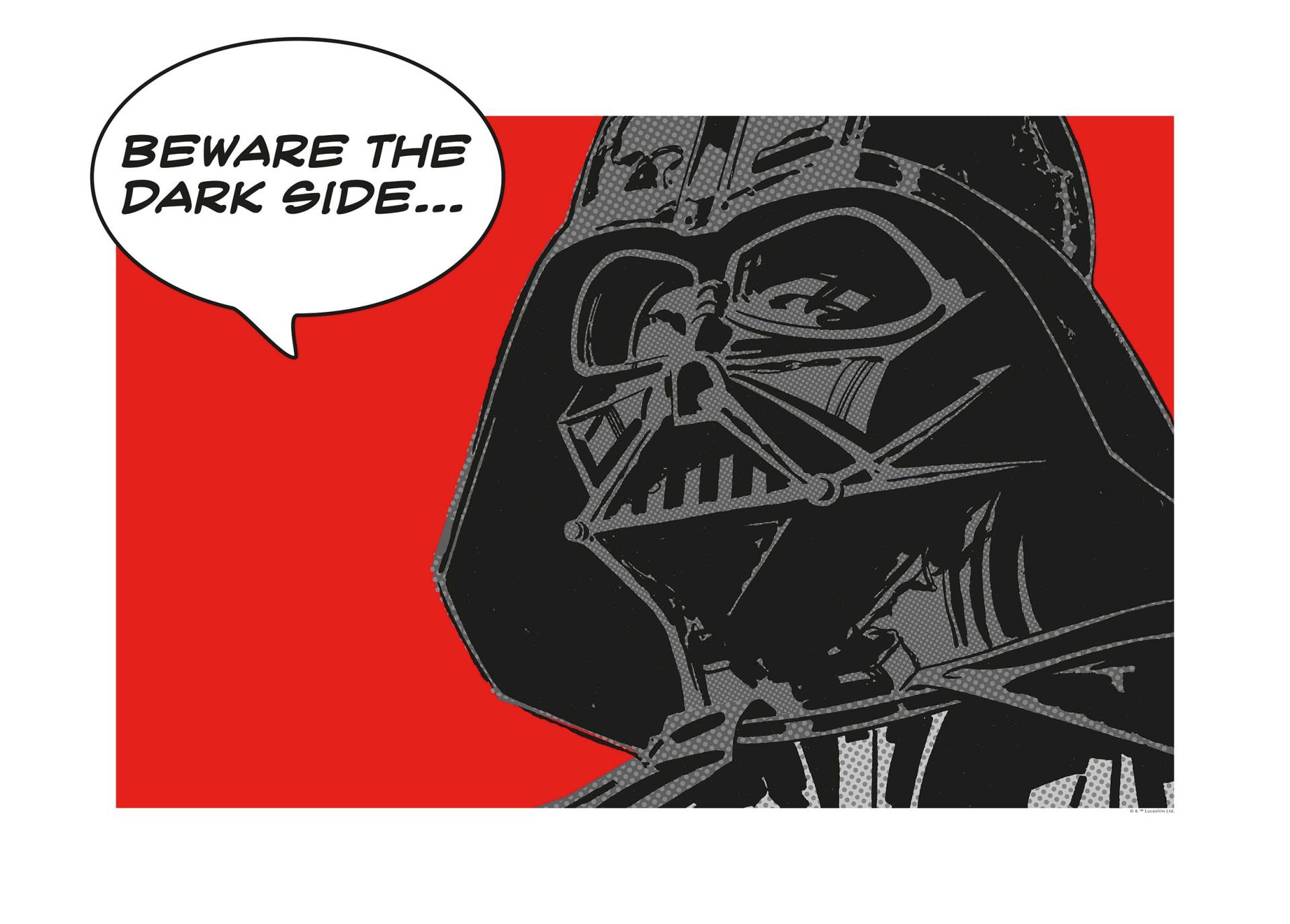 Komar Poster "Star Wars Classic Comic Quote Vader", Star Wars, (1 St.) von Komar