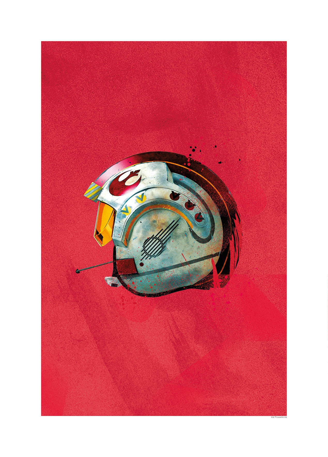 Komar Poster "Star Wars Classic Helmets Rebel Pilot", Star Wars, (1 St.) von Komar