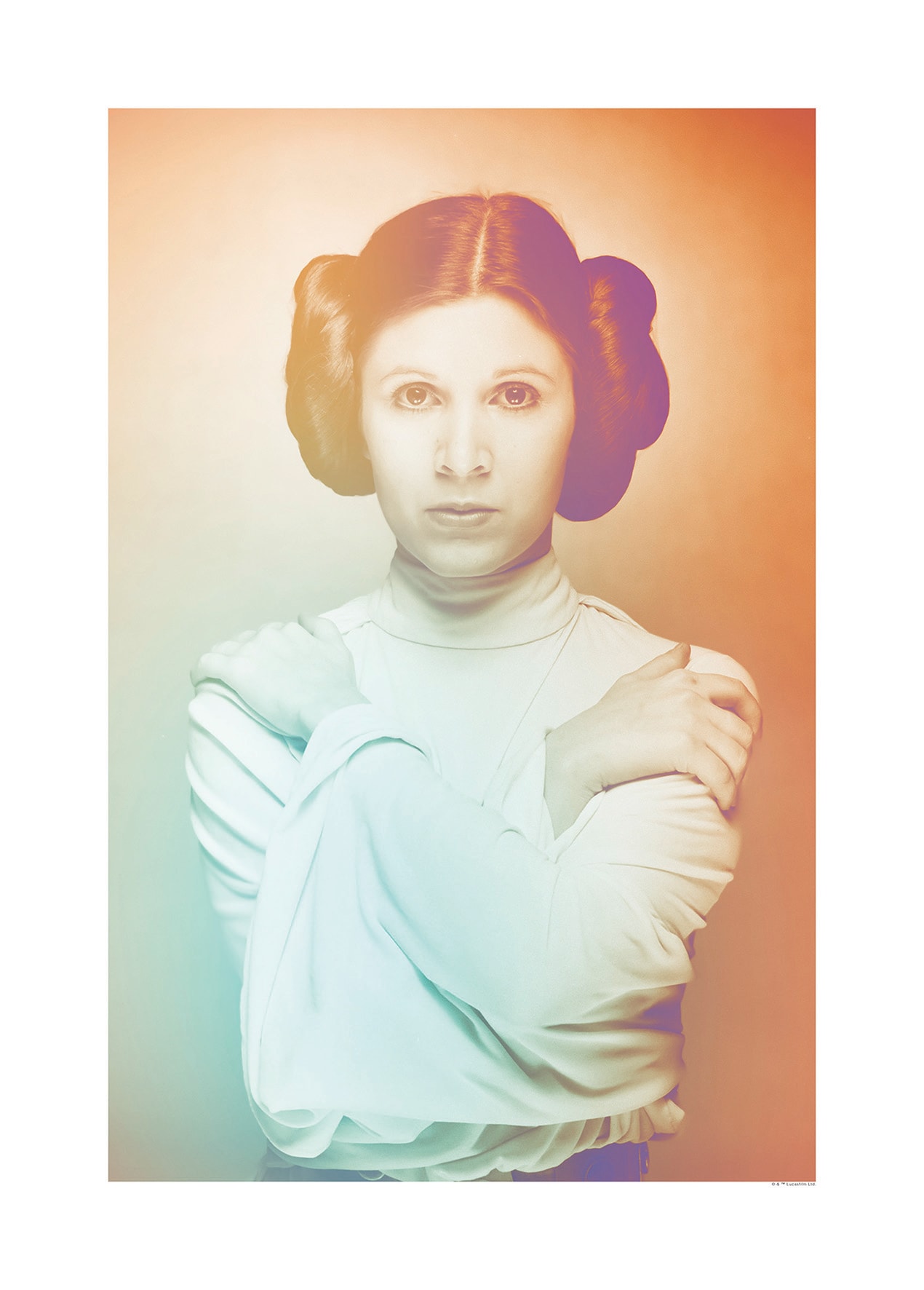 Komar Poster "Star Wars Classic Icons Color Leia", Star Wars, (1 St.) von Komar