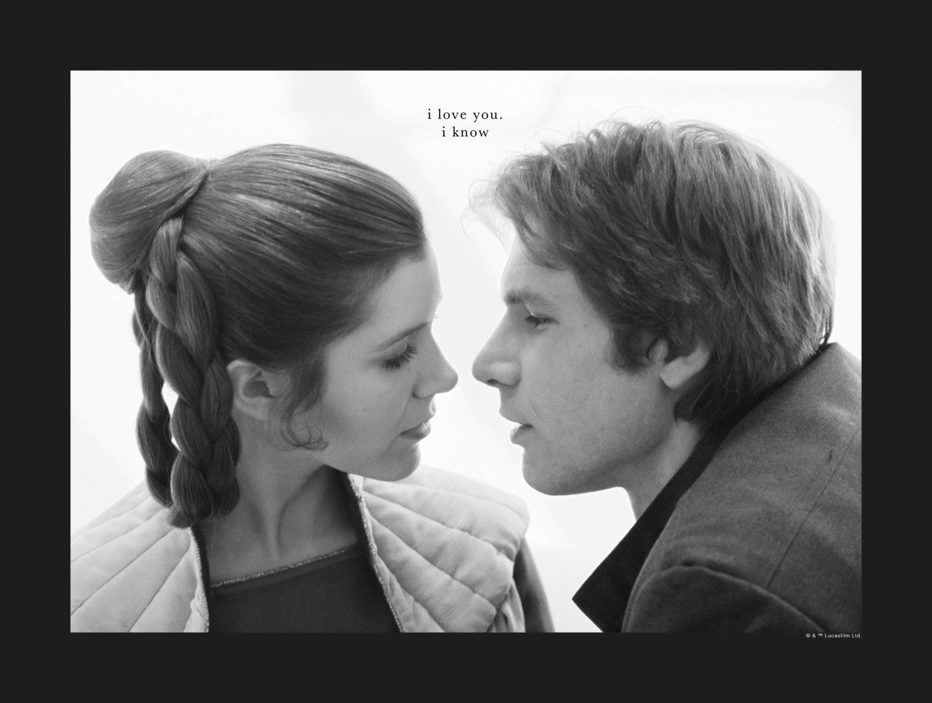 Komar Poster "Star Wars Classic Leia Han Love", Star Wars, (1 St.) von Komar